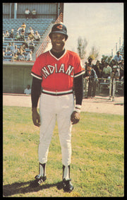 Frank Robinson Autographed 3x5.5 Postcard Cleveland Indians (Pin Hole) SKU #255463