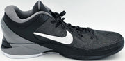 Kobe Bryant Autographed Black/Grey 2011-12 Nike Kobe VII Shoes Los Angeles Lakers (Dual Signed) Size 14 #4/8 Panini Holo #PA16640