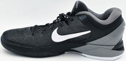 Kobe Bryant Autographed Black/Grey 2011-12 Nike Kobe VII Shoes Los Angeles Lakers (Dual Signed) Size 14 #4/8 Panini Holo #PA16640