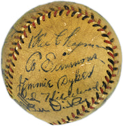 1933 American League 1st All Star Team Autographed Official League Baseball With 18 Signatures Including Babe Ruth & Lou Gehrig PSA/DNA #AR04182