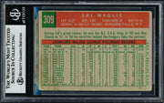 Sal Maglie Autographed 1959 Topps Card #309 St. Louis Cardinals Beckett BAS #18629022