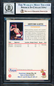 Arturo Gatti Autographed 1991 Kayo Rookie Card #169 Auto Grade Gem Mint 10 Beckett BAS #18174314