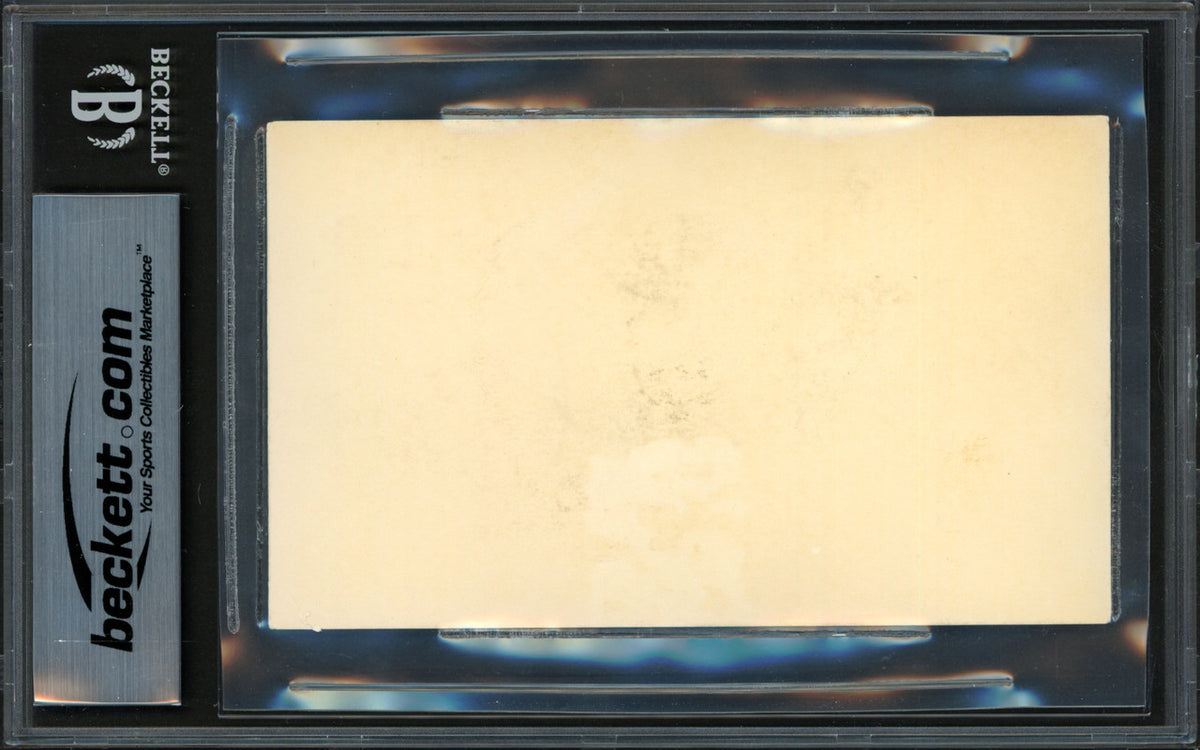 Joe Louis Autographed 3x5 Index Card Beckett BAS #18630158