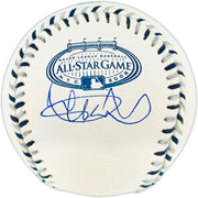 Ichiro Suzuki Autographed Official 2008 All Star Game Logo Baseball Seattle Mariners Beckett BAS Witness #4W252774