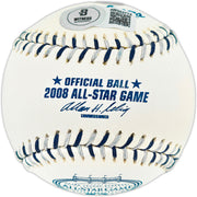 Ichiro Suzuki Autographed Official 2008 All Star Game Logo Baseball Seattle Mariners Beckett BAS Witness #4W252774
