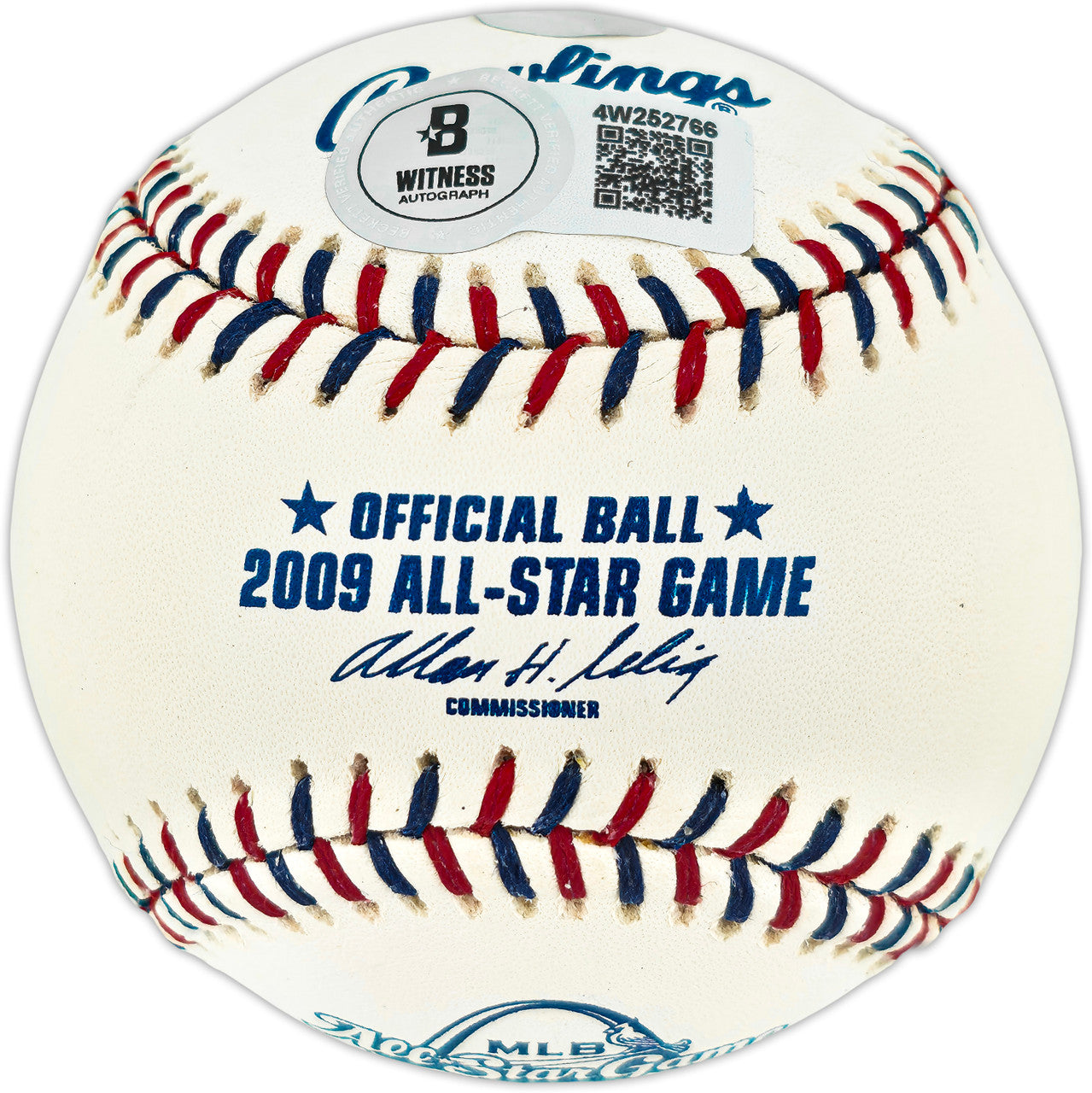 Ichiro Suzuki Autographed Official 2009 All Star Game Logo Baseball Seattle Mariners Beckett BAS Witness #4W252766