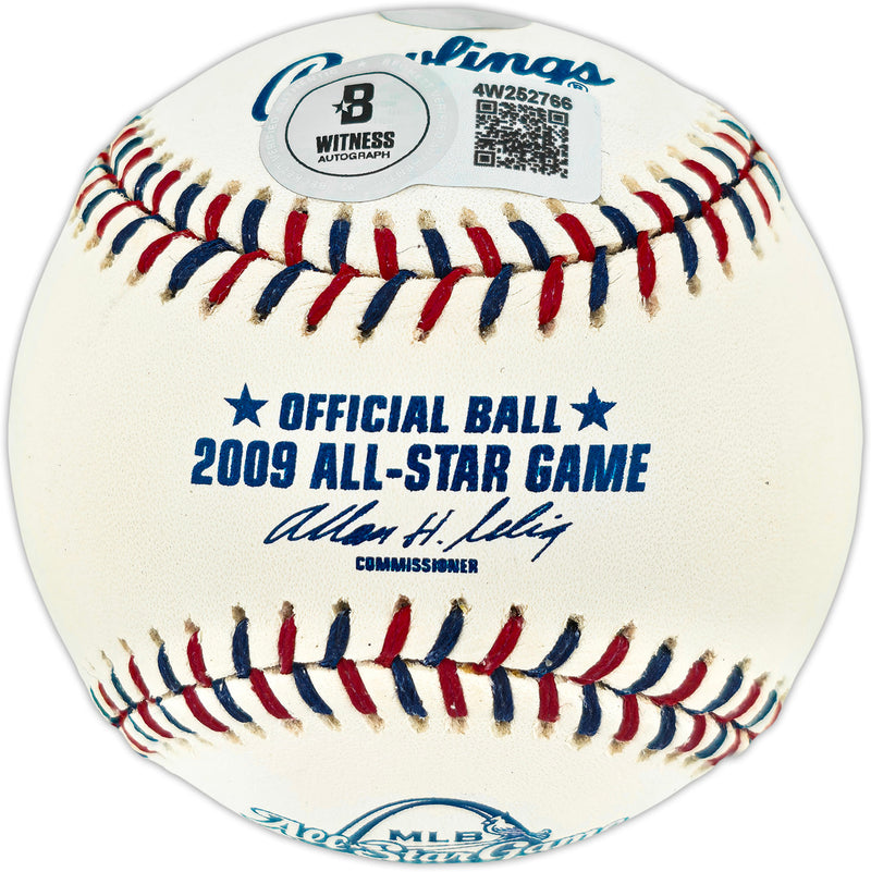 Ichiro Suzuki Autographed Official 2009 All Star Game Logo Baseball Seattle Mariners Beckett BAS Witness #4W252766