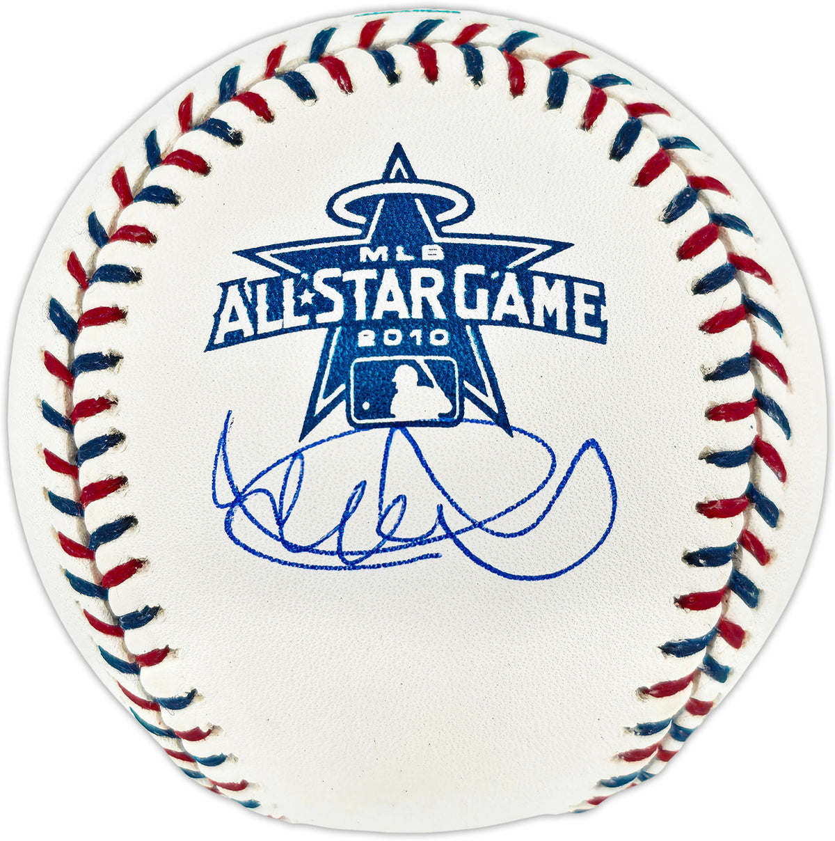 Ichiro Suzuki Autographed Official 2010 All Star Game Logo Baseball Seattle Mariners Beckett BAS Witness #4W252765