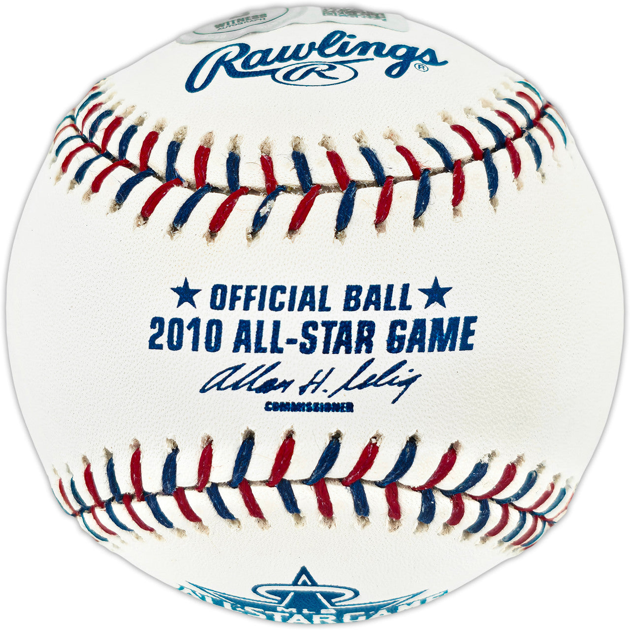 Ichiro Suzuki Autographed Official 2010 All Star Game Logo Baseball Seattle Mariners Beckett BAS Witness #4W252765