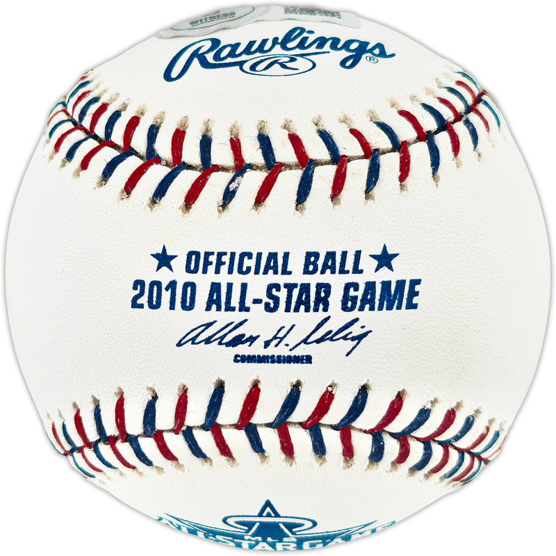 Ichiro Suzuki Autographed Official 2010 All Star Game Logo Baseball Seattle Mariners Beckett BAS Witness #4W252765