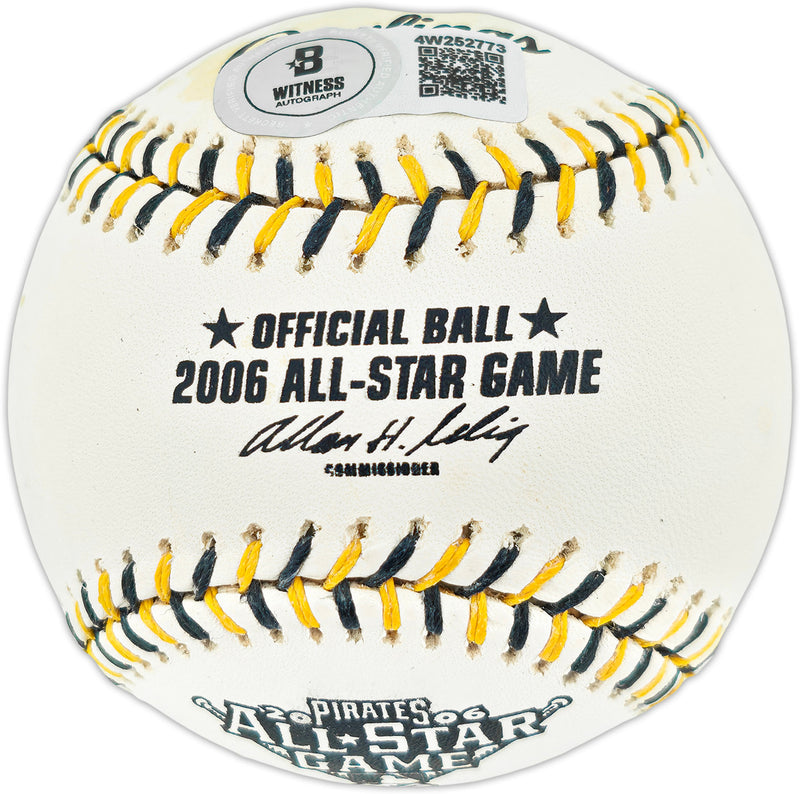 Ichiro Suzuki Autographed Official 2006 All Star Game Logo Baseball Seattle Mariners Beckett BAS Witness #4W252773