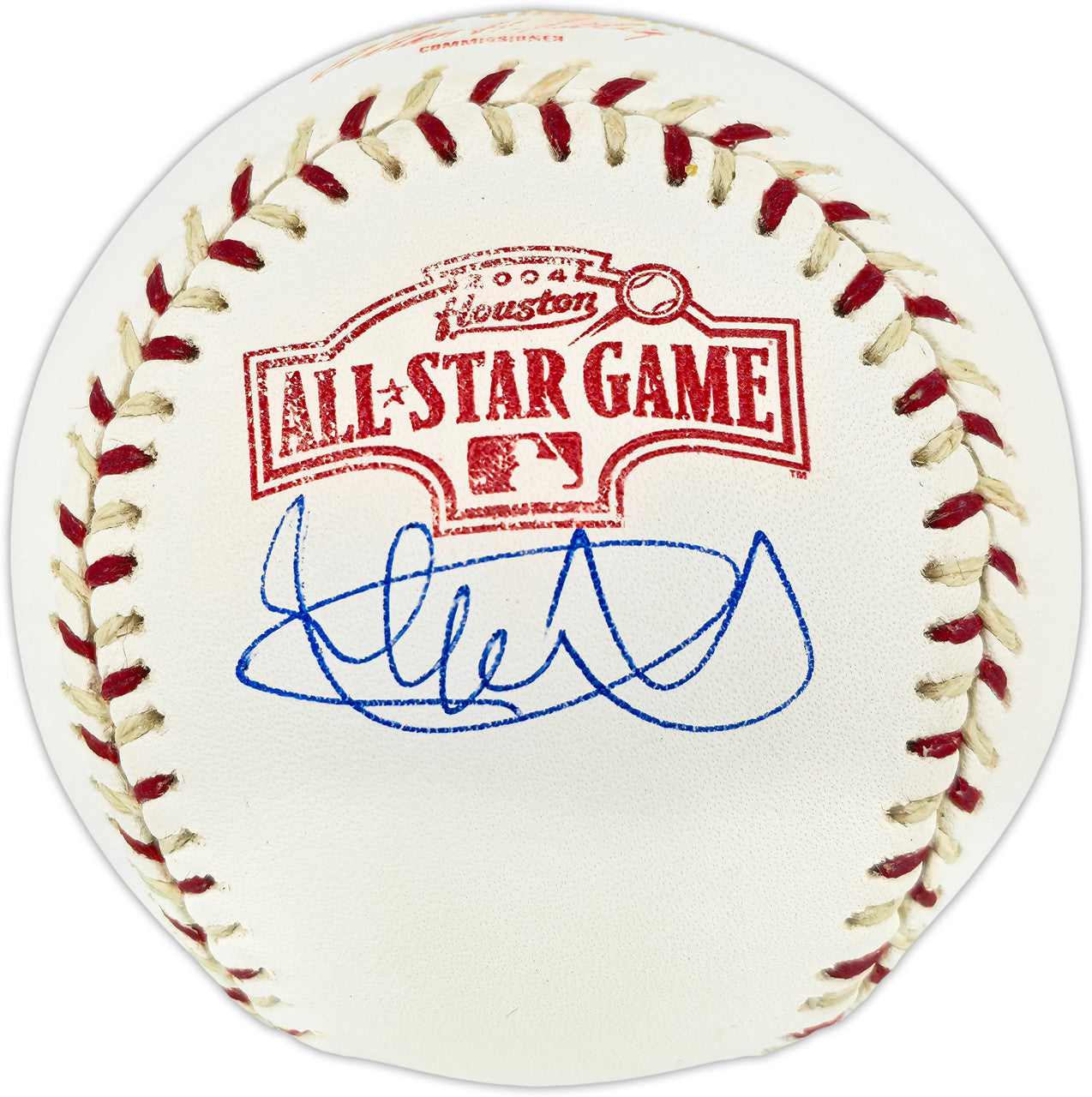 Ichiro Suzuki Autographed Official 2004 All Star Game Logo Baseball Seattle Mariners Beckett BAS Witness #4W252775