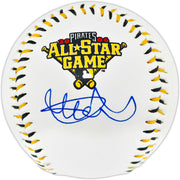 Ichiro Suzuki Autographed Official 2006 All Star Game Logo Baseball Seattle Mariners Beckett BAS Witness #4W252768
