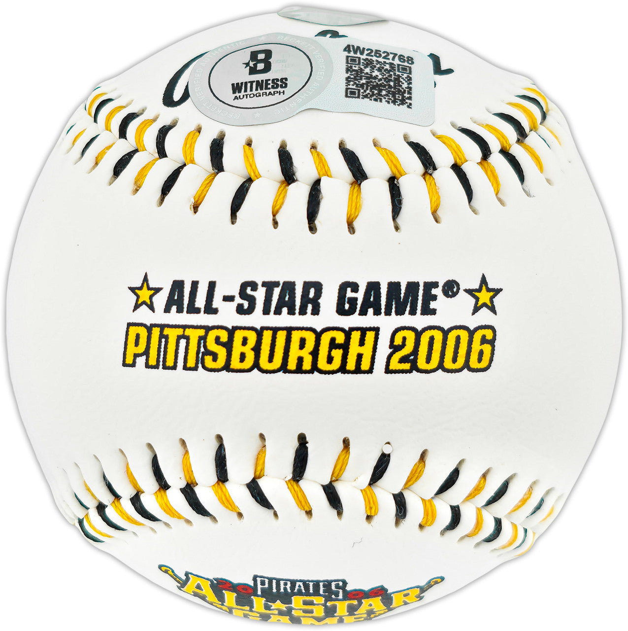 Ichiro Suzuki Autographed Official 2006 All Star Game Logo Baseball Seattle Mariners Beckett BAS Witness #4W252768