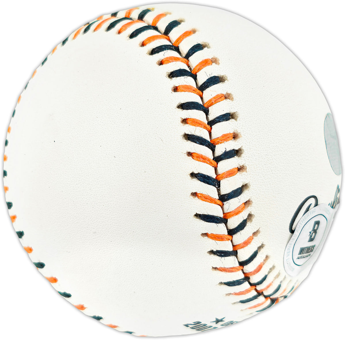 Ichiro Suzuki Autographed Official 2007 All Star Game Logo Baseball Seattle Mariners Beckett BAS Witness #4W252769