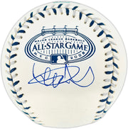 Ichiro Suzuki Autographed Official 2008 All Star Game Logo Baseball Seattle Mariners Beckett BAS Witness #4W252770