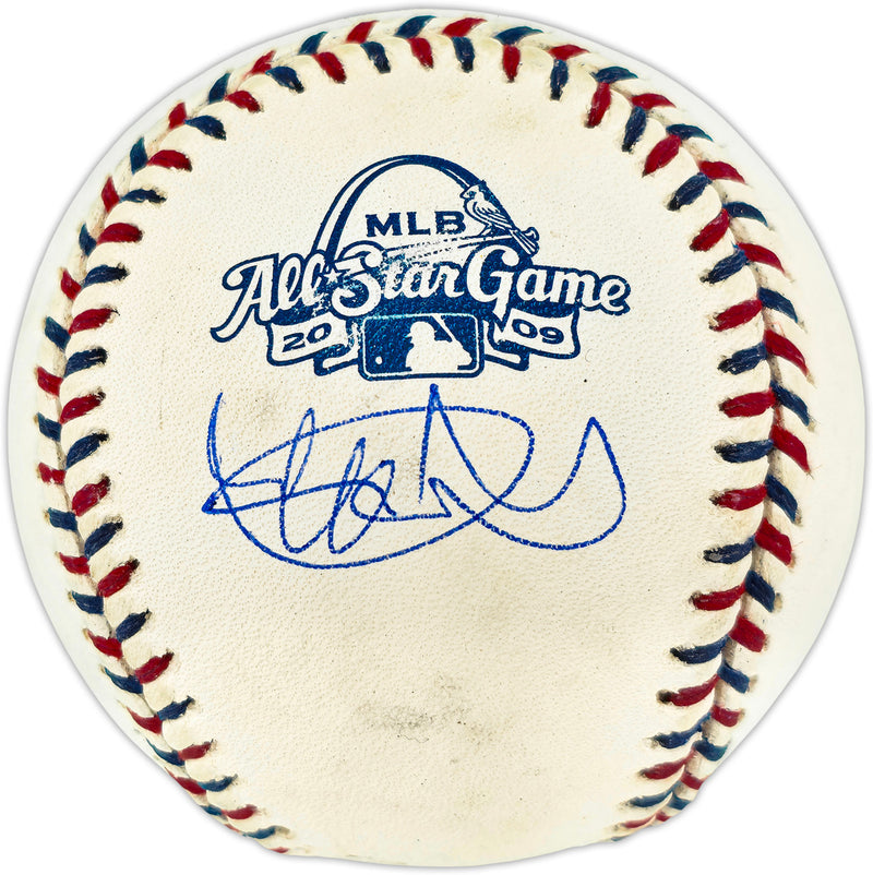 Ichiro Suzuki Autographed Official 2009 All Star Game Logo Baseball Seattle Mariners Beckett BAS Witness #4W252772