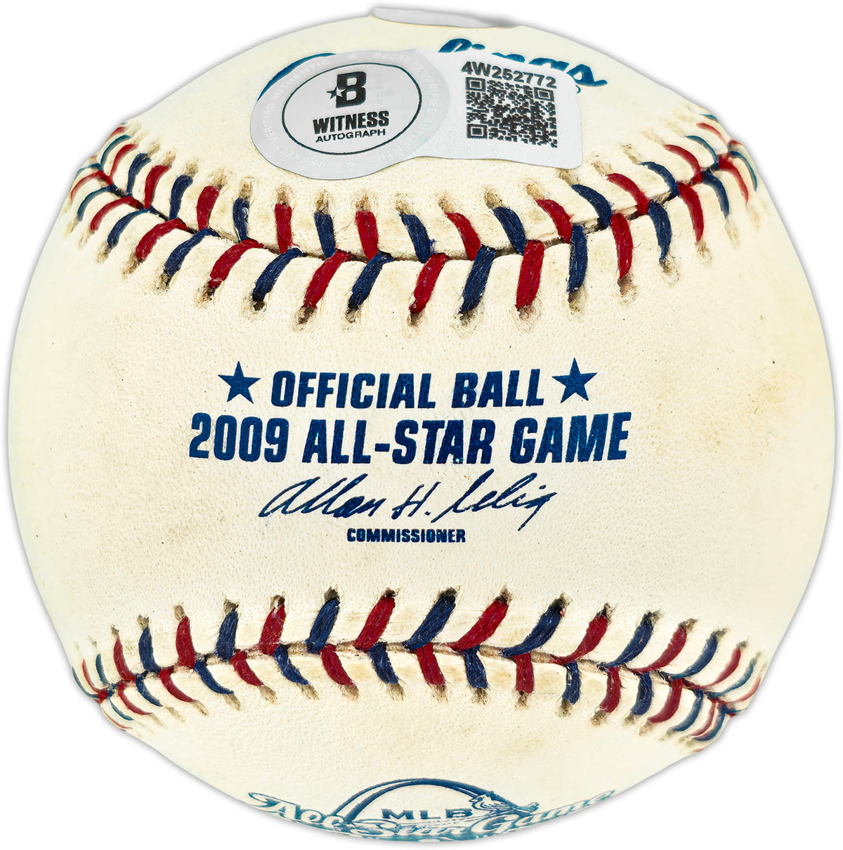 Ichiro Suzuki Autographed Official 2009 All Star Game Logo Baseball Seattle Mariners Beckett BAS Witness #4W252772