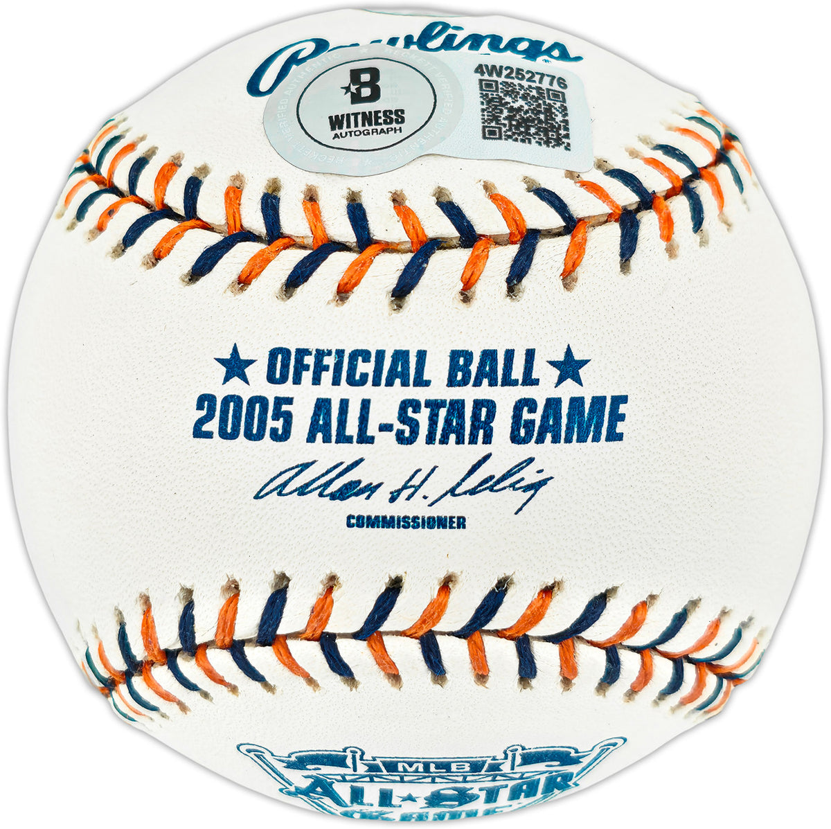 Ichiro Suzuki Autographed Official 2005 All Star Game Logo Baseball Seattle Mariners Beckett BAS Witness #4W252776