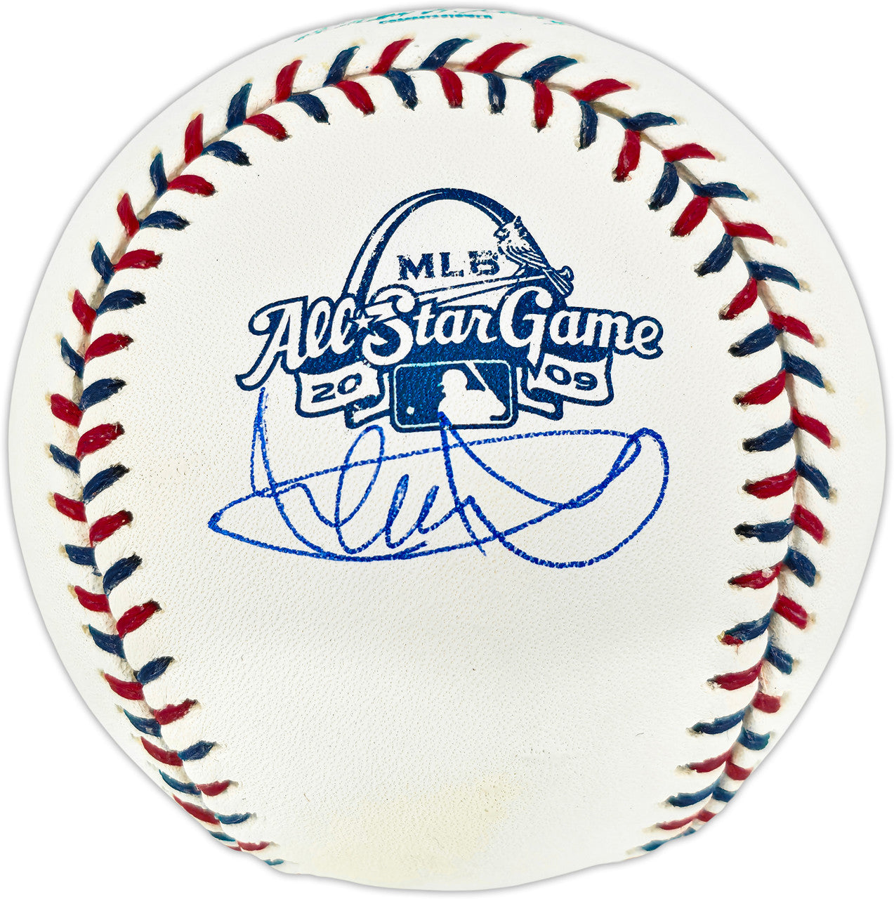 Ichiro Suzuki Autographed Official 2009 All Star Game Logo Baseball Seattle Mariners Beckett BAS Witness #4W252778