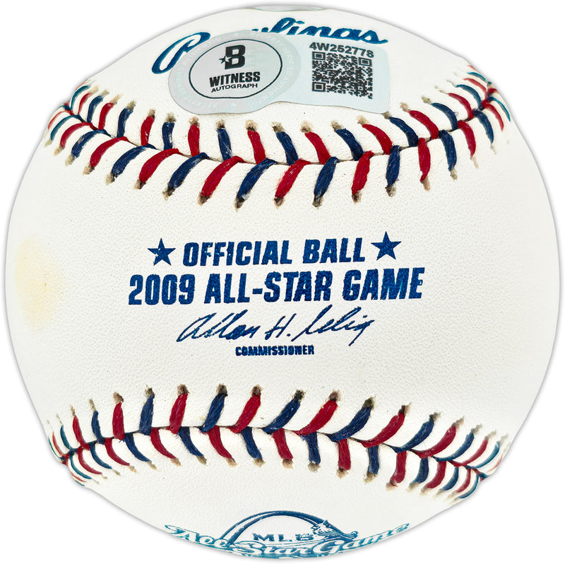 Ichiro Suzuki Autographed Official 2009 All Star Game Logo Baseball Seattle Mariners Beckett BAS Witness #4W252778