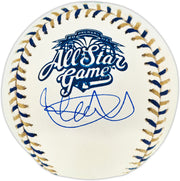 Ichiro Suzuki Autographed Official 2002 All Star Game Logo Baseball Seattle Mariners Beckett BAS Witness #4W252777