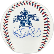 Ichiro Suzuki Autographed Official 2010 All Star Game Logo Baseball Seattle Mariners Beckett BAS Witness #4W252779