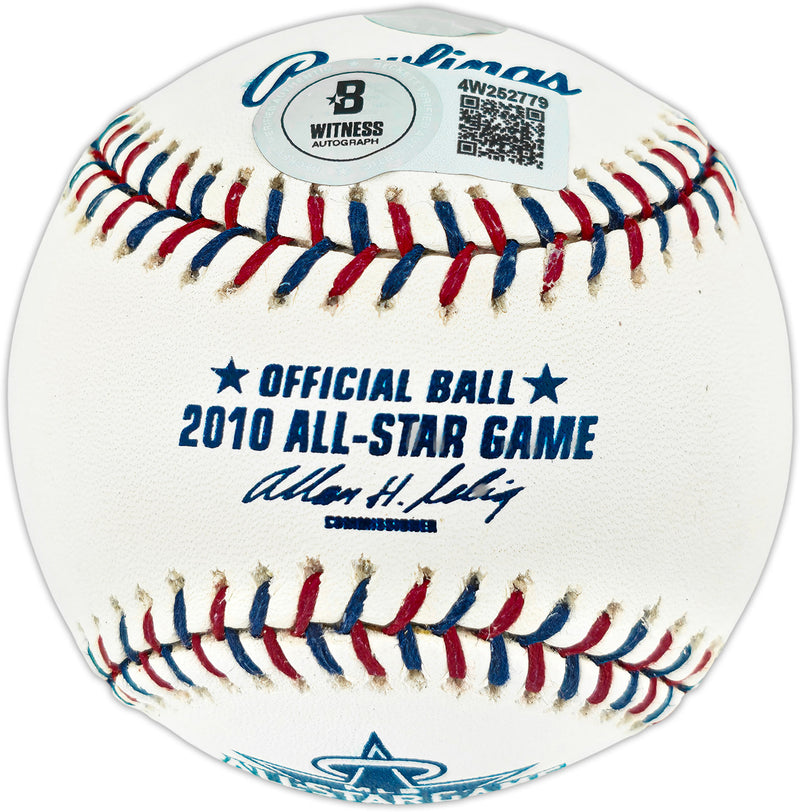Ichiro Suzuki Autographed Official 2010 All Star Game Logo Baseball Seattle Mariners Beckett BAS Witness #4W252779