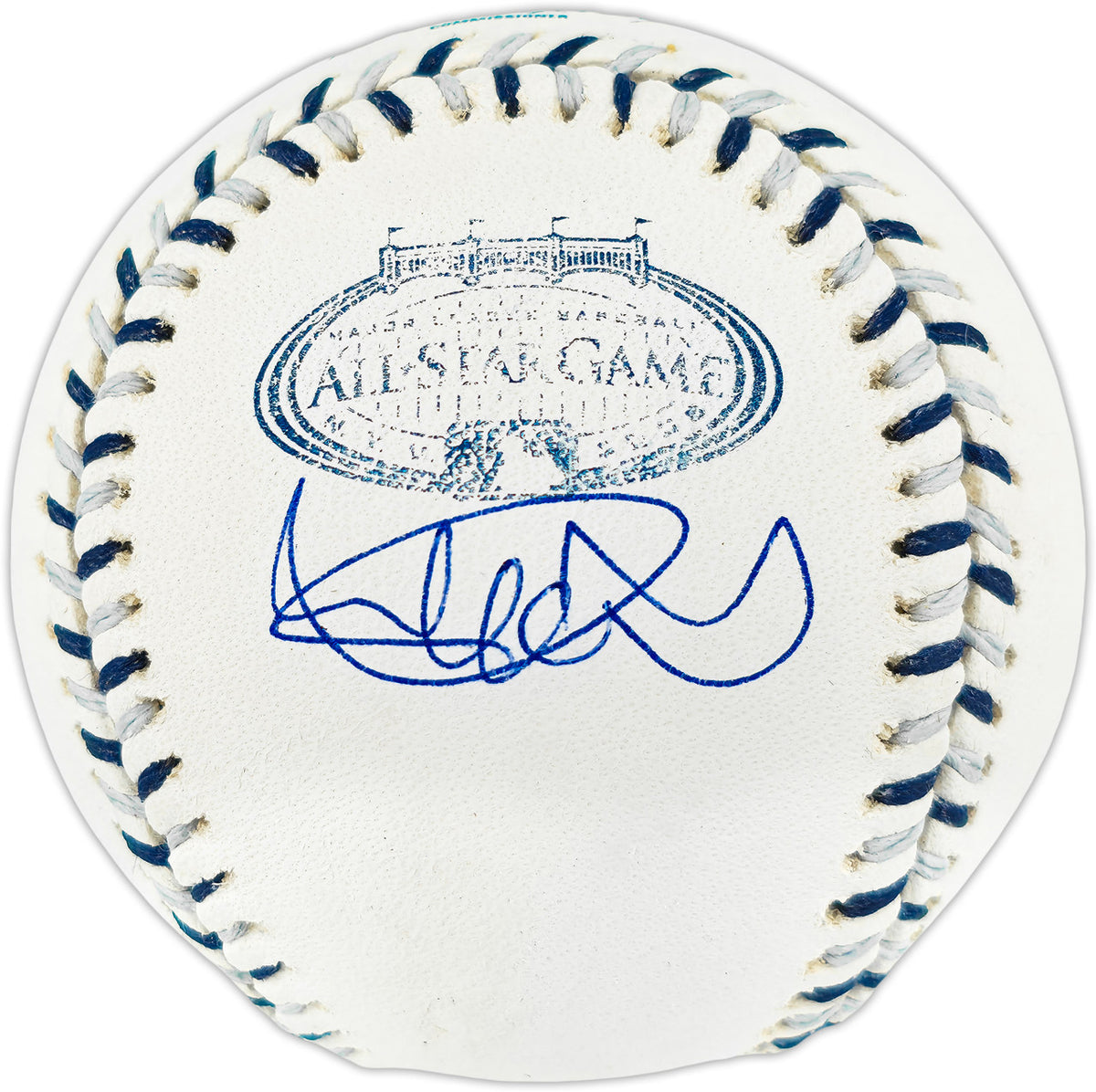 Ichiro Suzuki Autographed Official 2008 All Star Game Logo Baseball Seattle Mariners Beckett BAS Witness #4W252780