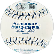 Ichiro Suzuki Autographed Official 2008 All Star Game Logo Baseball Seattle Mariners Beckett BAS Witness #4W252780