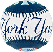 Ichiro Suzuki Autographed Official New York Yankees Logo Baseball Seattle Mariners Beckett BAS Witness #4W252763