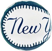 Ichiro Suzuki Autographed Official New York Yankees Logo Baseball Seattle Mariners Beckett BAS Witness #4W252763