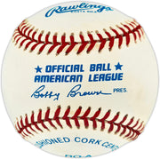 Andy Stankiewicz Autographed Official AL Baseball New York Yankees SKU #257417