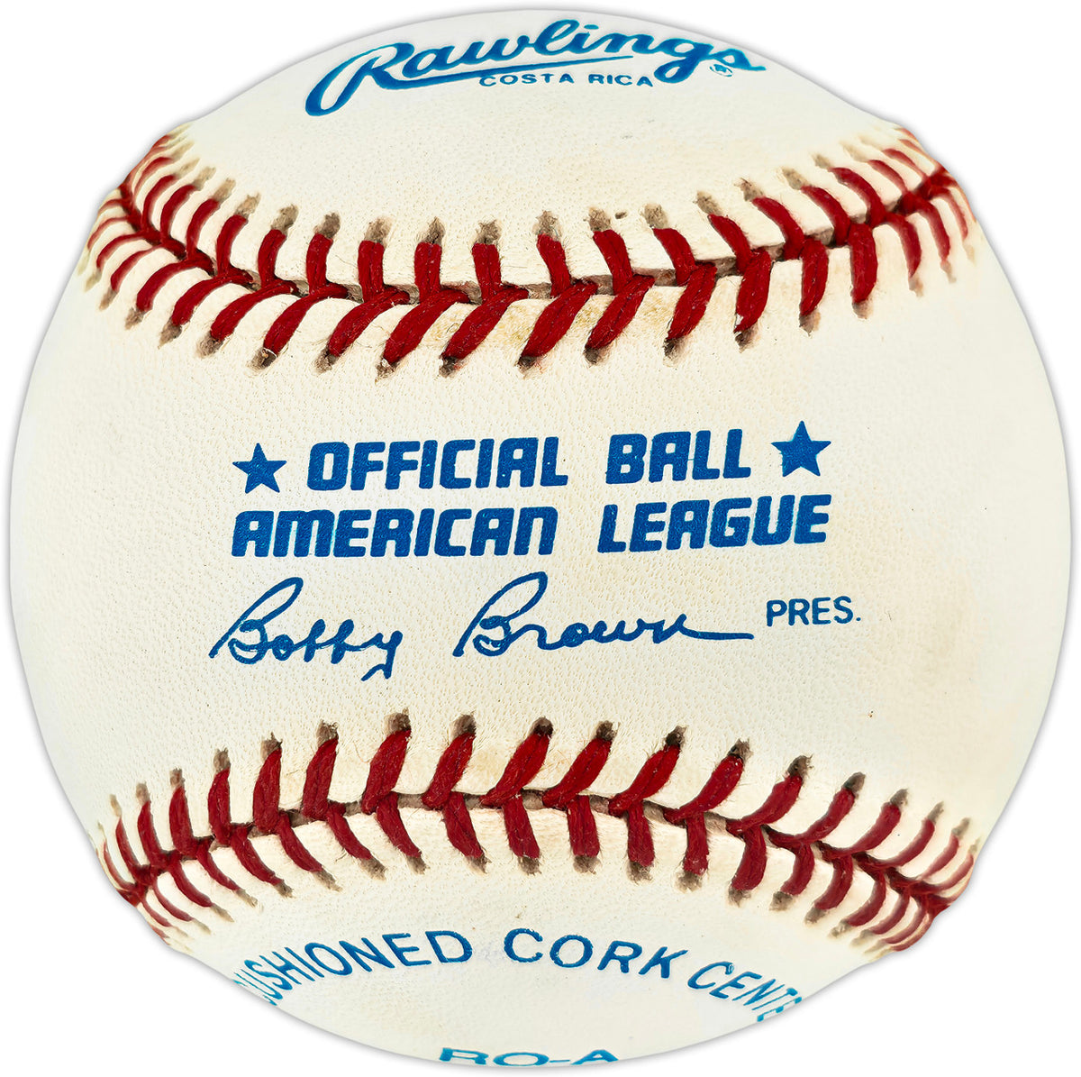 Andy Stankiewicz Autographed Official AL Baseball New York Yankees SKU #257417