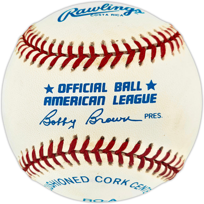Andy Stankiewicz Autographed Official AL Baseball New York Yankees SKU #257417