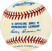 Sam Militello Autographed Official AL Baseball New York Yankees SKU #257420