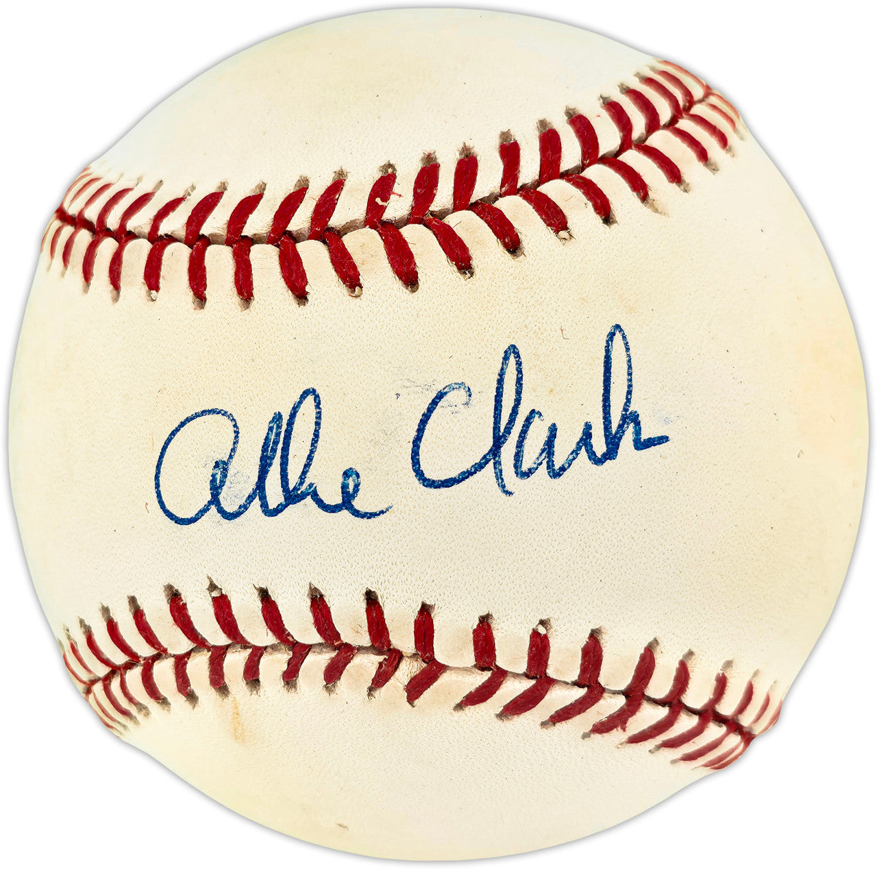 Allie Clark Autographed Official AL Baseball New York Yankees SKU #257421