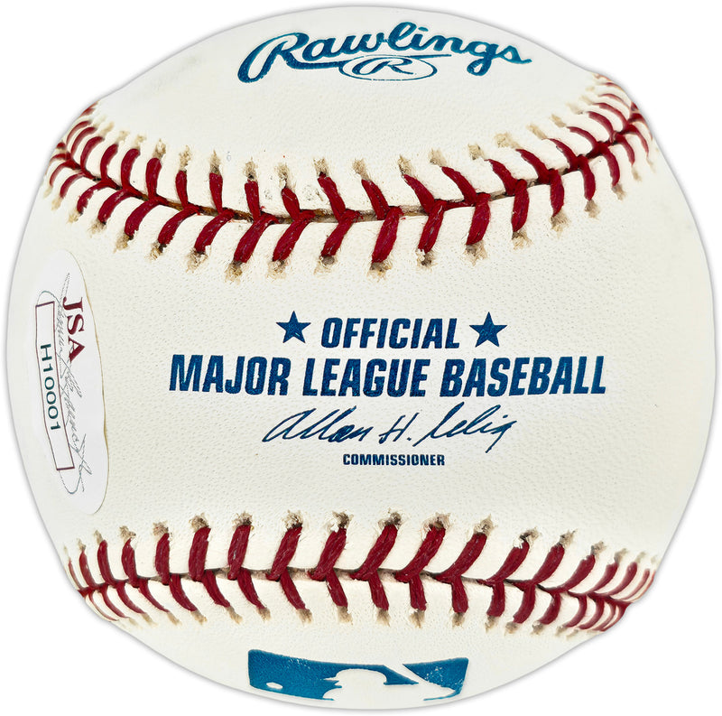 Gene Elston Autographed Official MLB Baseball Houston Astros "HOF 2006" JSA #H10001