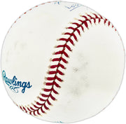 Gene Elston Autographed Official MLB Baseball Houston Astros "HOF 2006" JSA #H10001
