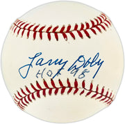 Larry Doby Autographed Official AL Baseball Cleveland Indians "HOF 98" JSA #G05550