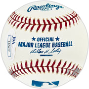 Milo Hamilton Autographed Official MLB Baseball Announcer "Holy Toledo" HOF '92 JSA #I32639
