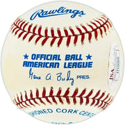 Chuck Thompson Autographed Official AL Baseball Baltimore Orioles Announcer "HOF 93" JSA #H10005