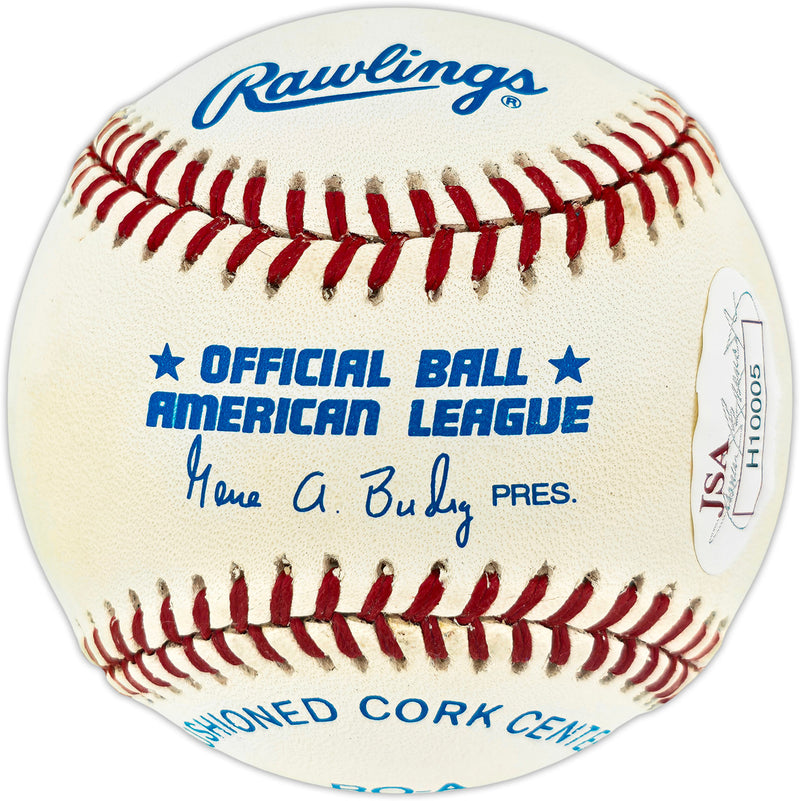 Chuck Thompson Autographed Official AL Baseball Baltimore Orioles Announcer "HOF 93" JSA #H10005