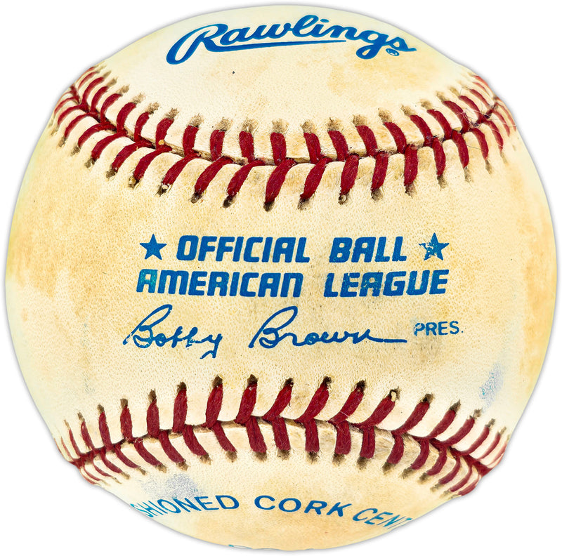 Dave Silvestri Autographed Official AL Baseball New York Yankees SKU #257457