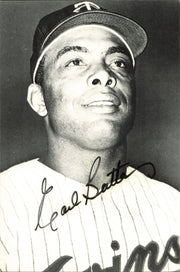 Earl Battey Autographed Team Issued 4x6 Photo Minnesota Twins SKU #257240