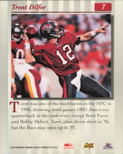 Trent Dilfer Autographed 1997 Donruss Studio Card #7 Tampa Bay Buccaneers SKU #257316