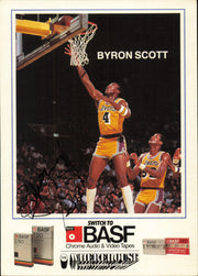 Byron Scott Autographed 5x7 Photo Los Angeles Lakers SKU #257332