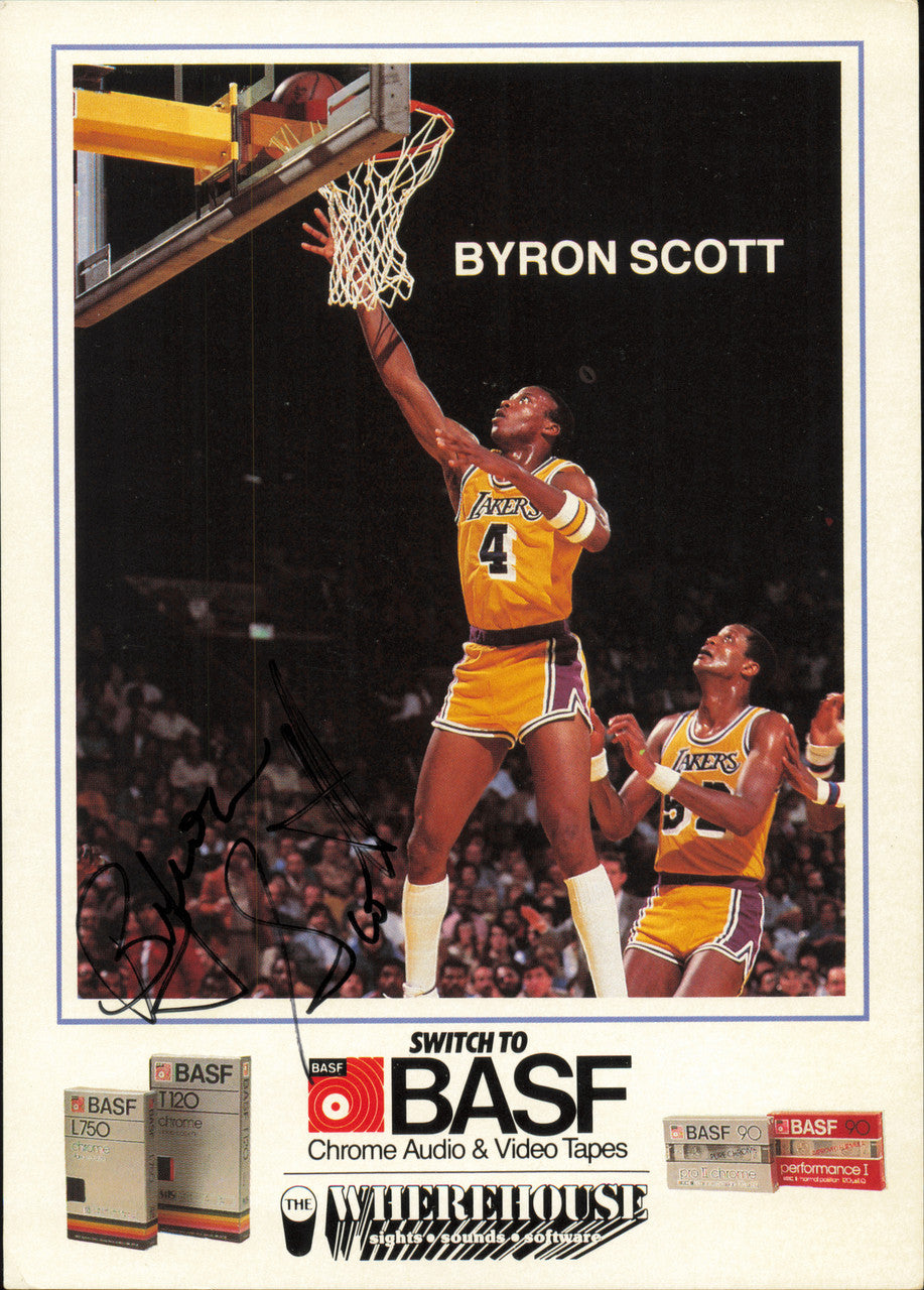 Byron Scott Autographed 5x7 Photo Los Angeles Lakers SKU #257332