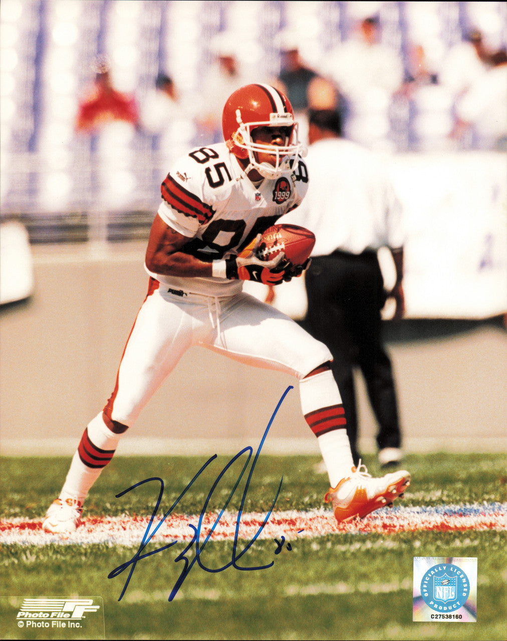 Kevin Johnson Autographed 8x10 Photo Cleveland Browns SKU #257337