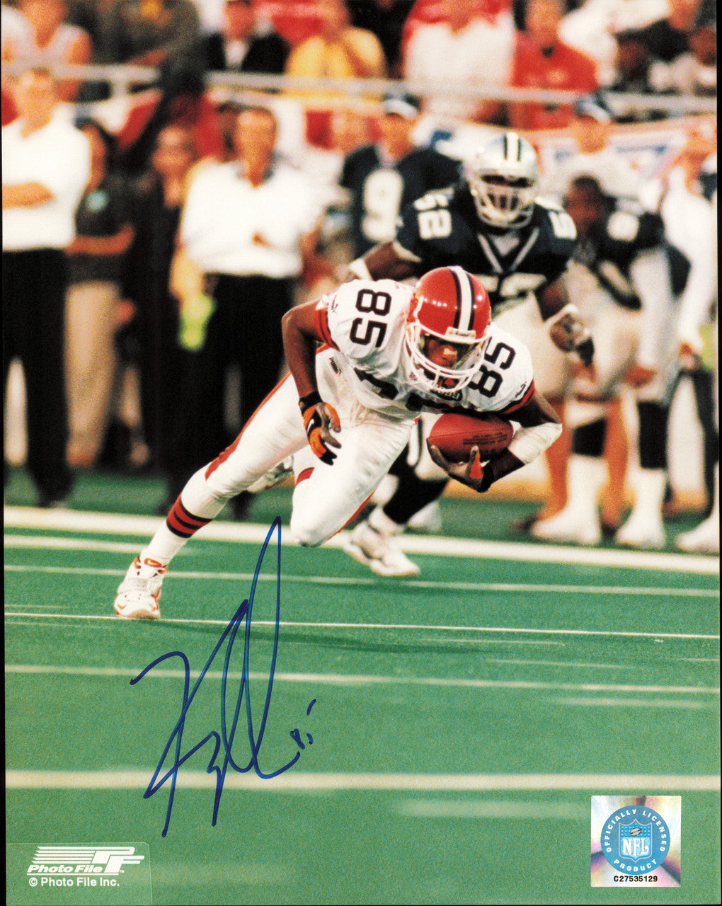Kevin Johnson Autographed 8x10 Photo Cleveland Browns SKU #257338